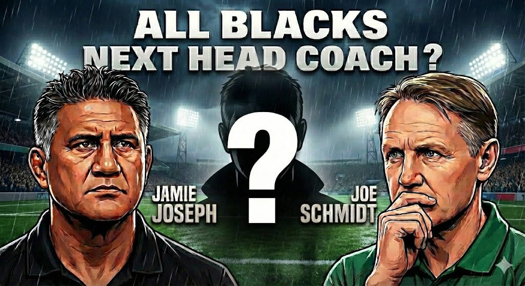 オールブラックス次期ヘッドコーチ候補のジェイミー・ジョセフとジョー・シュミット、そして第三の男の影